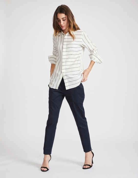 Chemise Asymétrique Femme "Edition Limitée coton/soie" Chemise Asymétrique Femme "Edition Limitée coton/soie"