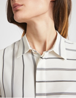 Chemise Asymétrique Femme "Edition Limitée coton/soie"