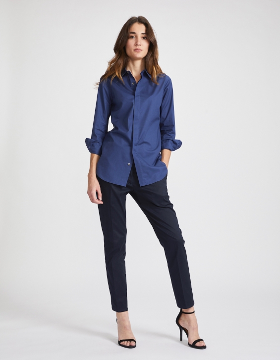 Chemise Regular Femme - Bleu Marine Chemise Regular Femme - Bleu Marine
