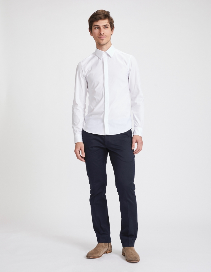 Chemise Homme - SLIM FIT - Blanche