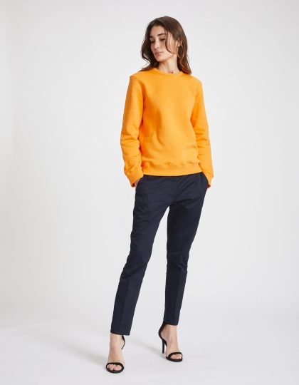 Sweatshirt Femme - Orange -...