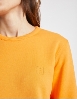 Sweatshirt Femme - Orange - Coton BIO