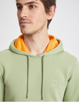 Hoody Homme - Vert Kaki - Coton BIO