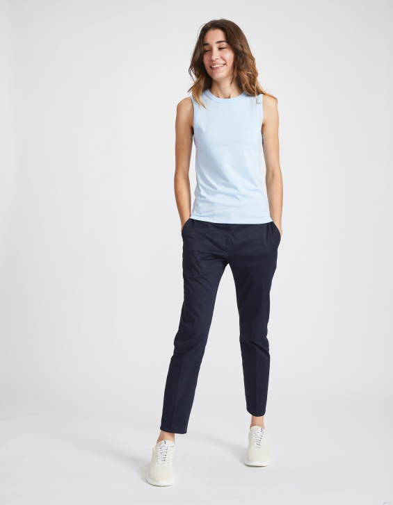 Débardeur Femme - Bleu Ciel Débardeur Femme - Bleu Ciel