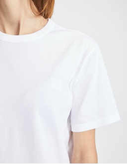 T-Shirt Col Rond Femme - Blanc