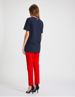 Pantalon Chino Femme - Rouge