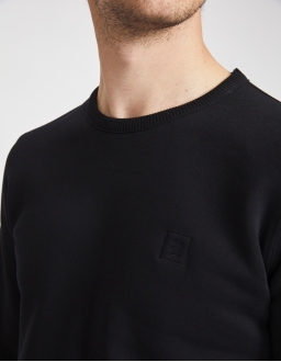 Sweatshirt Homme - Noir - Coton BIO