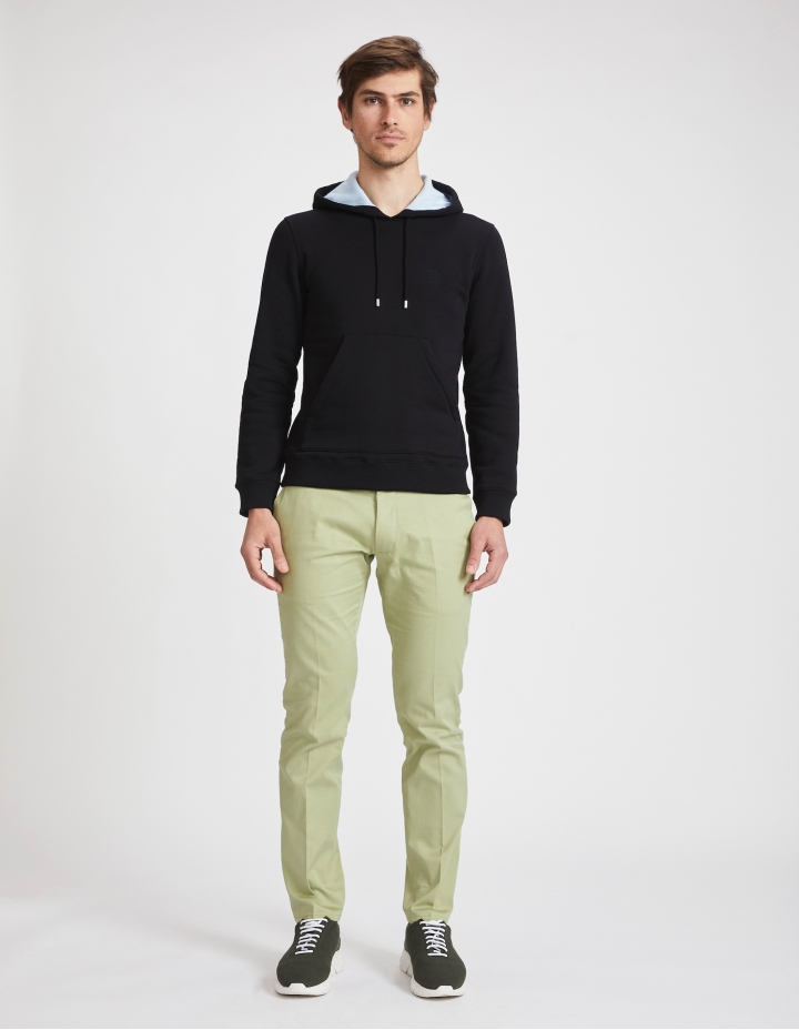 Hoody Homme - Noir - Coton BIO