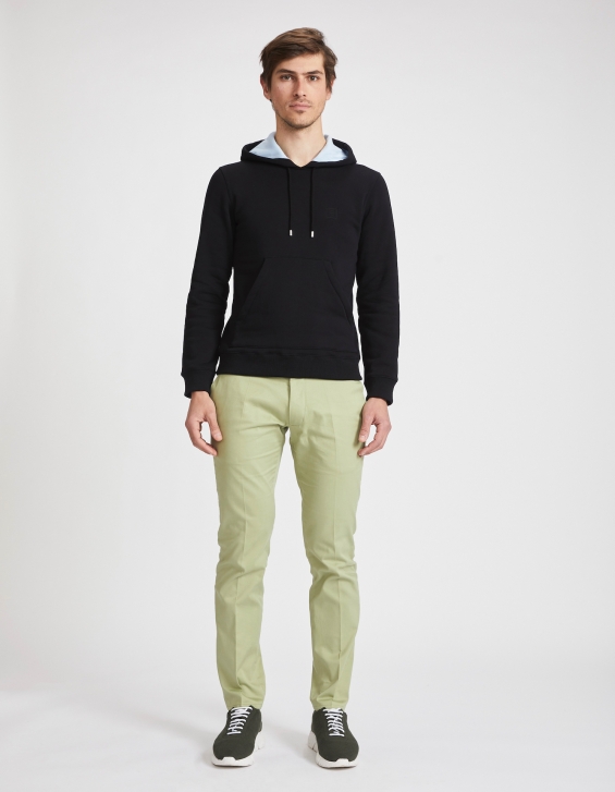 Hoody Homme - Noir - Coton BIO