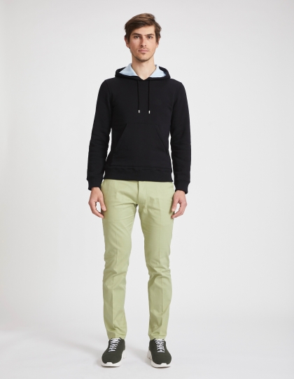 Hoody Homme - Noir - Coton BIO