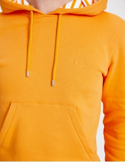 Hoody Homme - Orange - Coton BIO