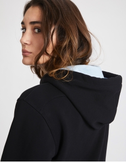 Hoody Femme - Noir - Coton BIO