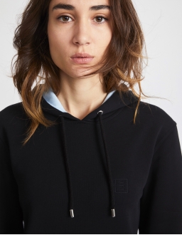 Hoody Femme - Noir - Coton BIO