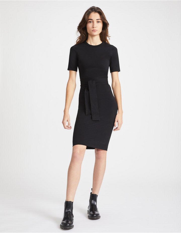 Robe Coton Femme - Noir
