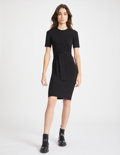 Robe Coton Femme - Noir